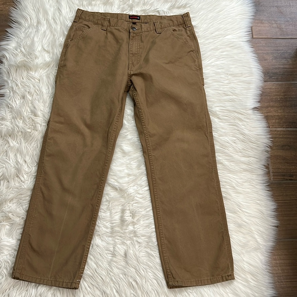 Wolverine Carpenter Pants Hammer Loop Light Brown… - image 1